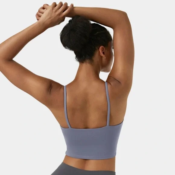 Halara Basic Padded Workout Cropped Tank Top Small - Picture 2 of 4